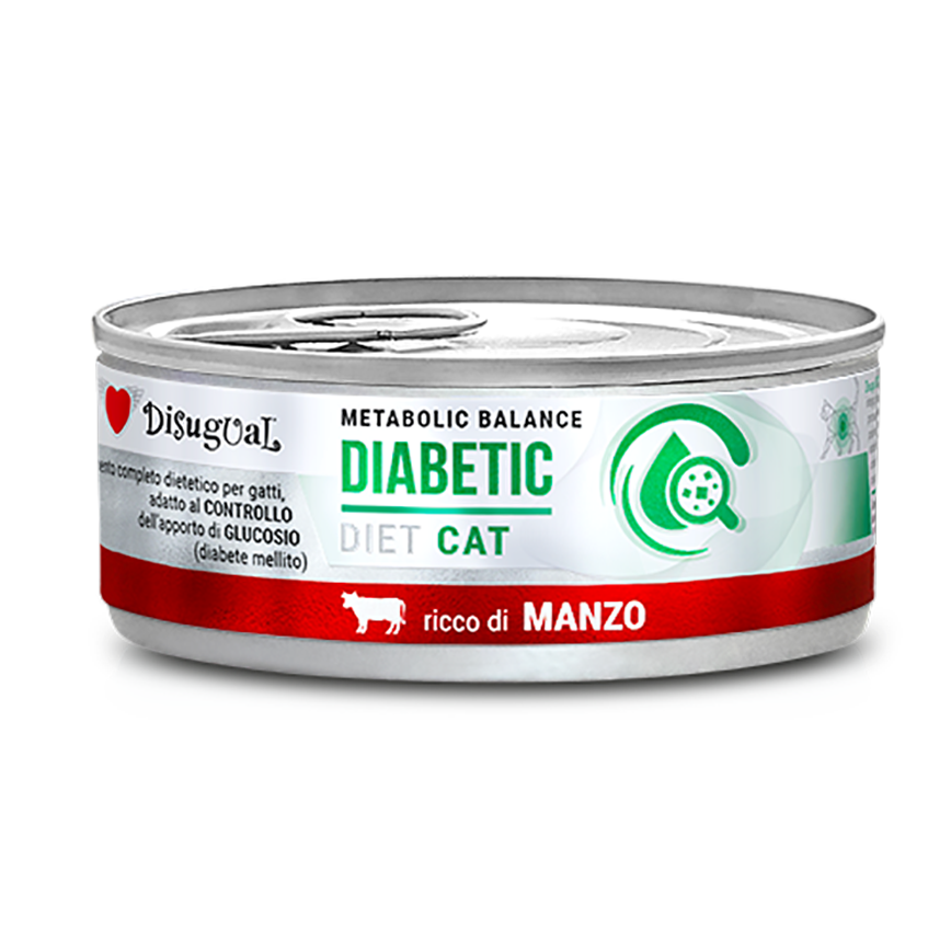 Disugual 意極鮮 處方糧 貓罐頭 糖尿病配方 牛肉 85g (DSDTG080) | 意大利製造 - 限時優惠價
