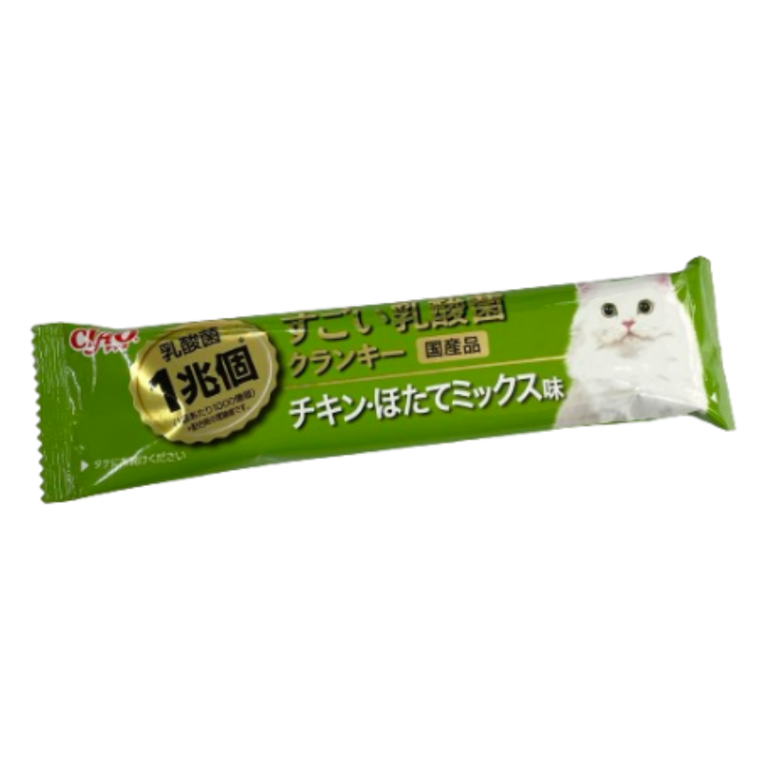 CIAO 貓糧 日本1兆個乳酸菌 鷄肉扇貝 20g 1本