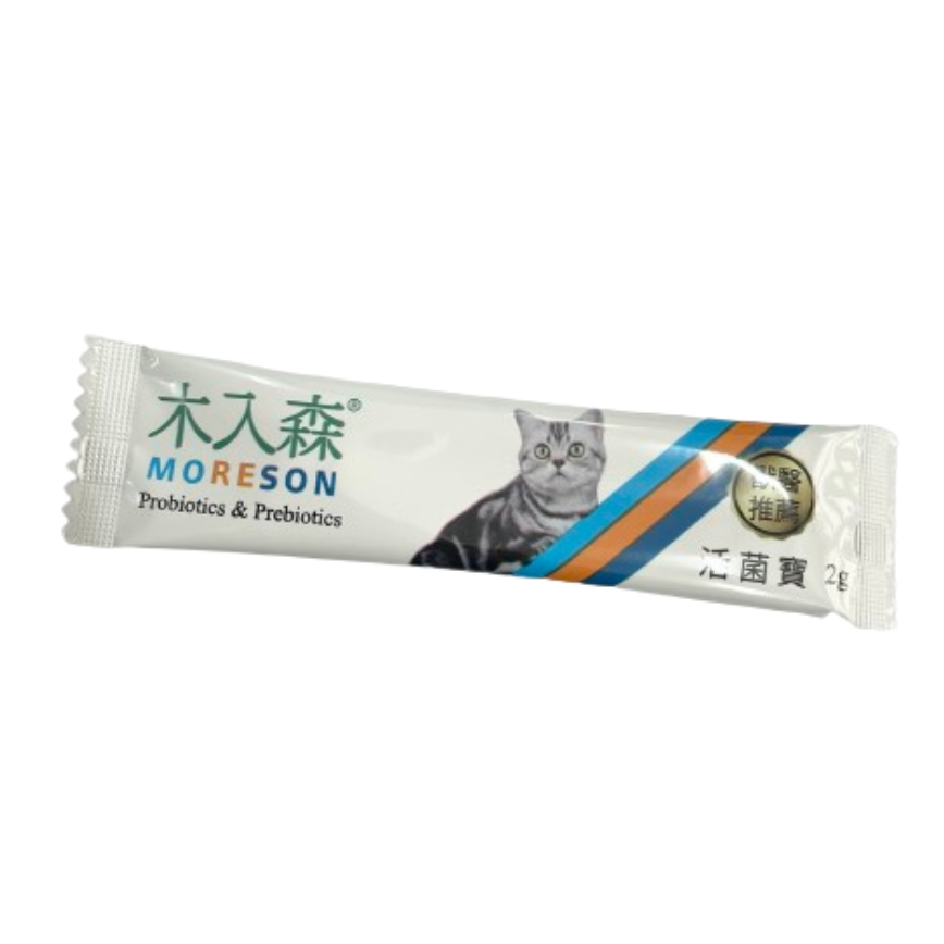 木入森MORESON 貓咪保健品 活菌寶 2g 1本裝