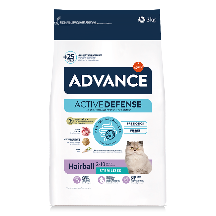 ADVANCE 絕育成貓糧 特殊護理 毛球護理 3kg (923915) 圖 2