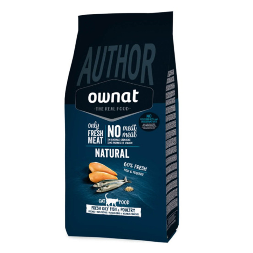 ownat 貓糧 即製(低穀)全貓用乾糧 高比例新鮮鯖魚及鮮雞鴨 1.5kg (31641)