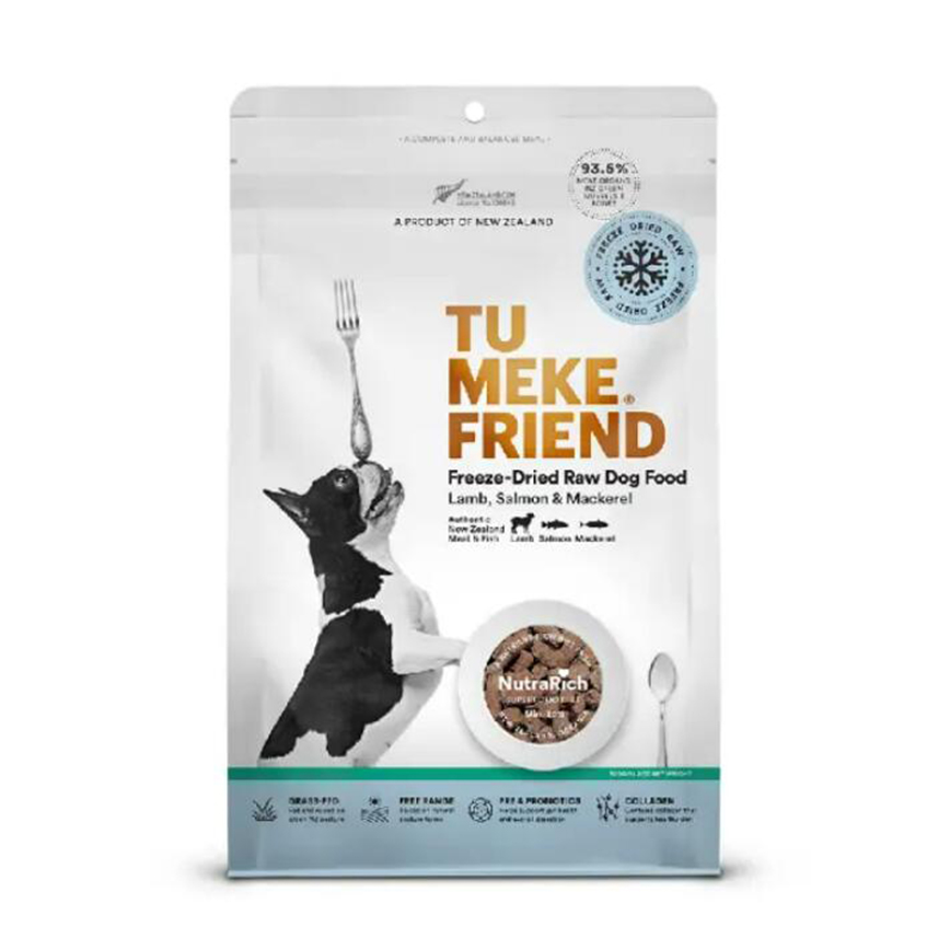 TU MEKE FRIEND 狗糧 超級食品凍乾犬糧 羊⾁三⽂⿂鯖⿂ 320g (TMF0885)