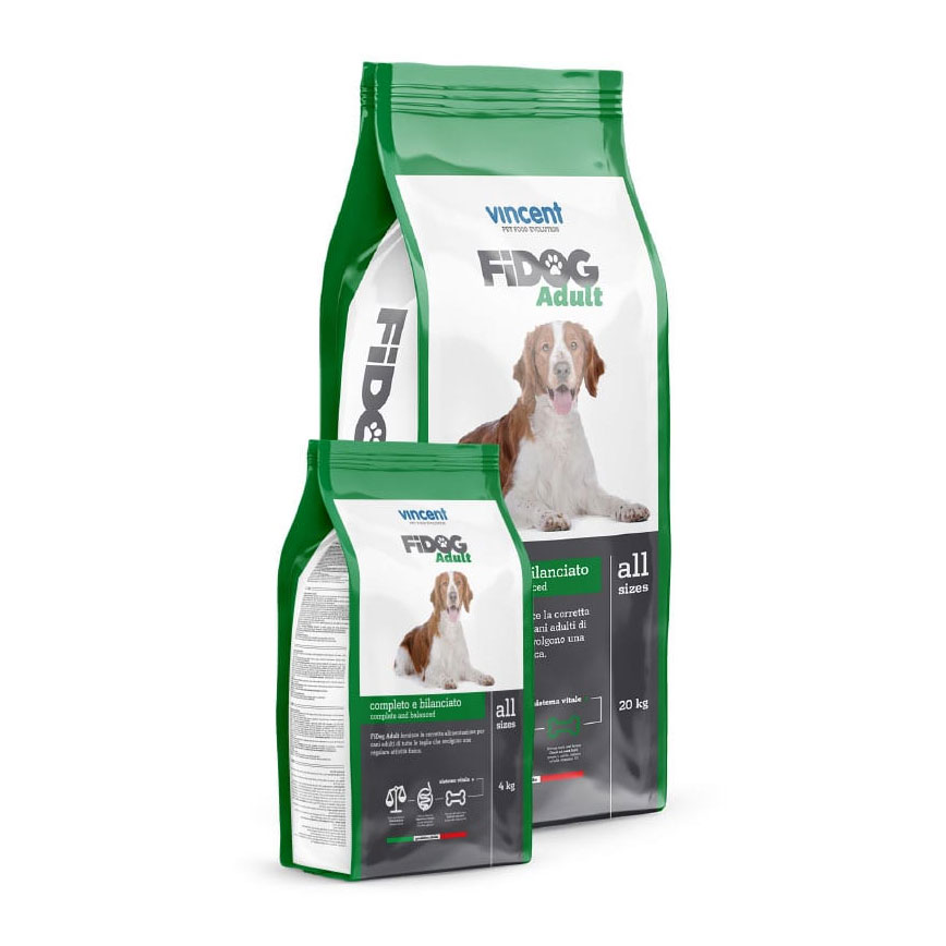 Vincent FiDOG 狗糧至尊 狗糧 成犬全品種完整均衡營養配方 意大利製造 4kg - 限時體驗價