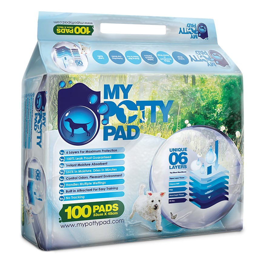 My Potty Pad 殿堂吸 寵物尿墊 狗尿墊 狗尿片 原味 [33x45 S碼 1PADS] (MPP-050SB)