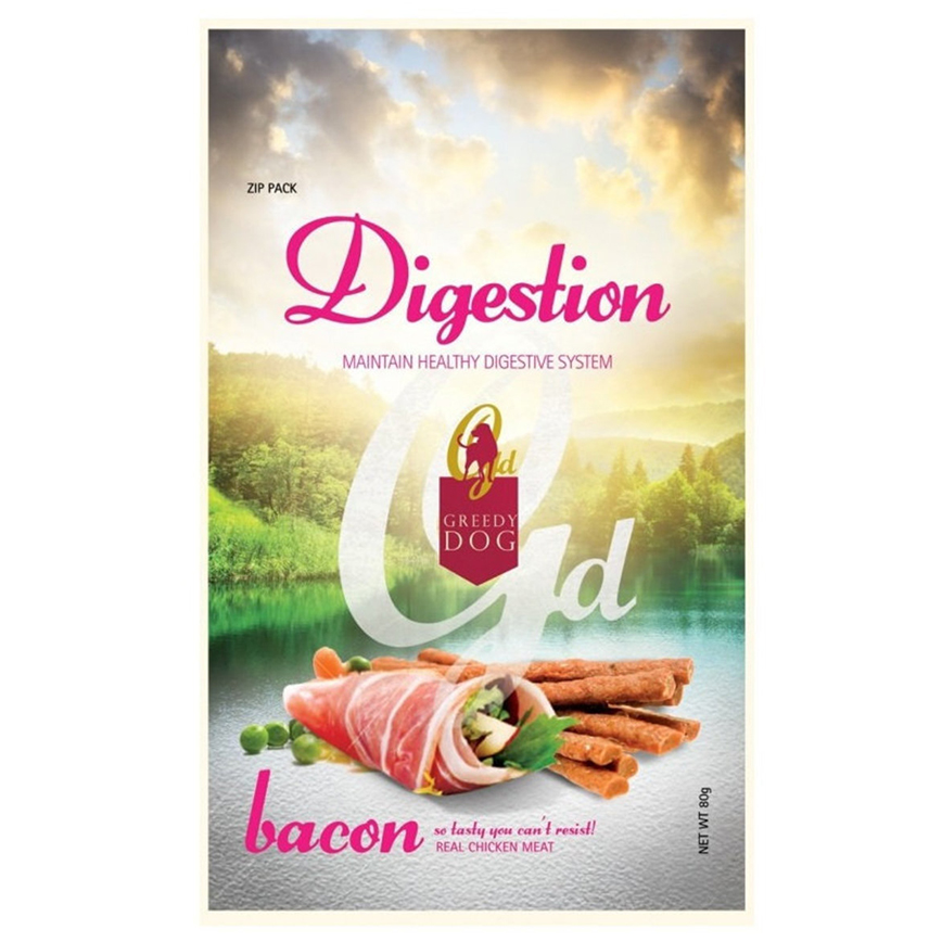 Greedy Dog 純天然狗小食 bacon 煙肉 80g (GD-BAC)