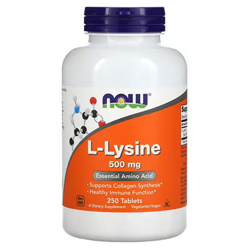 NOW Foods L-Lysine 離胺酸 500mg250粒