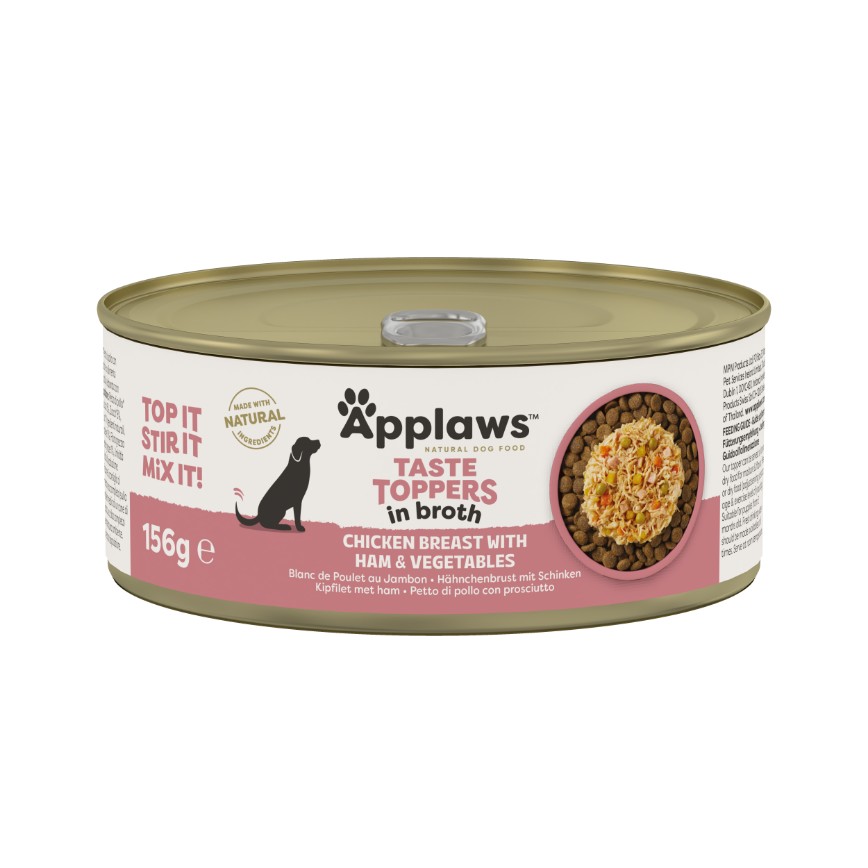 Applaws 狗罐頭 天然優質雞柳及火腿及蔬菜 Chicken Breast with Ham and Vegetables 156g (3035) (新包裝)