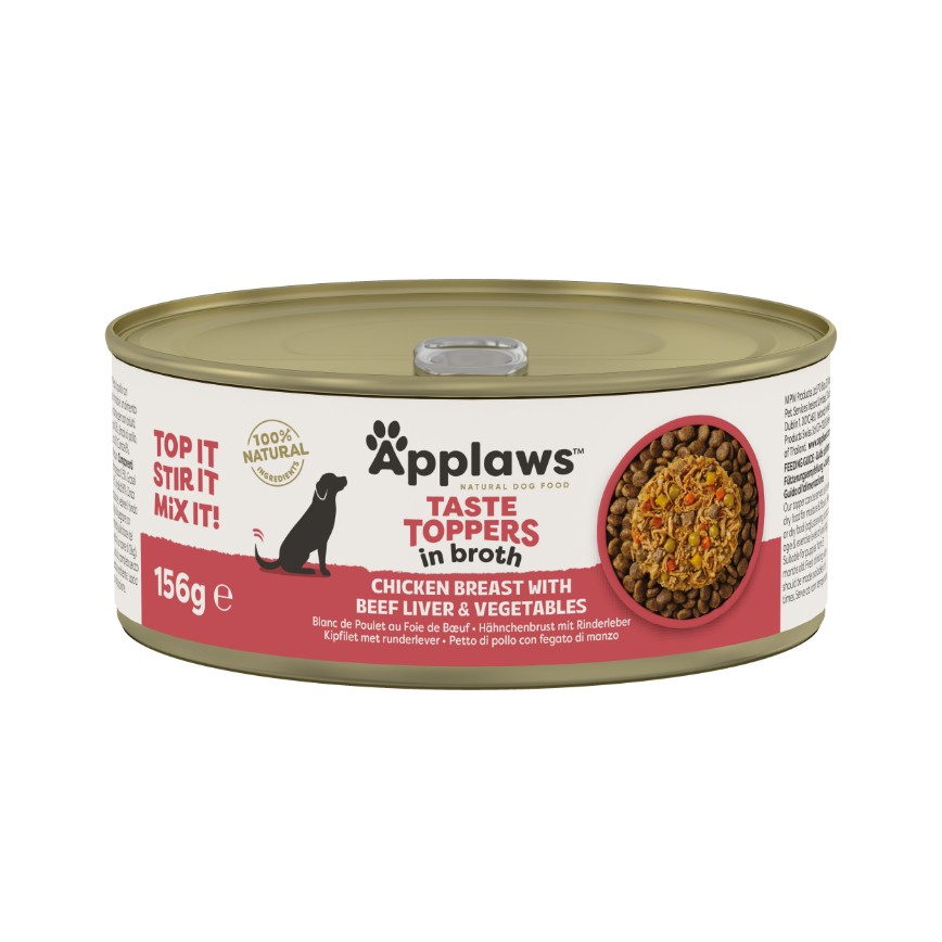Applaws 狗罐頭 天然優質雞柳及牛肝及蔬菜 Chicken Breast with Beef Liver and Vegetables 156g (3036) (新包裝)