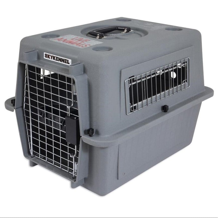 美國Petmate SKY KENNEL 運輸飛機籠 10-20lbs (15"L*21"W*16"H) (00100) (破損品)