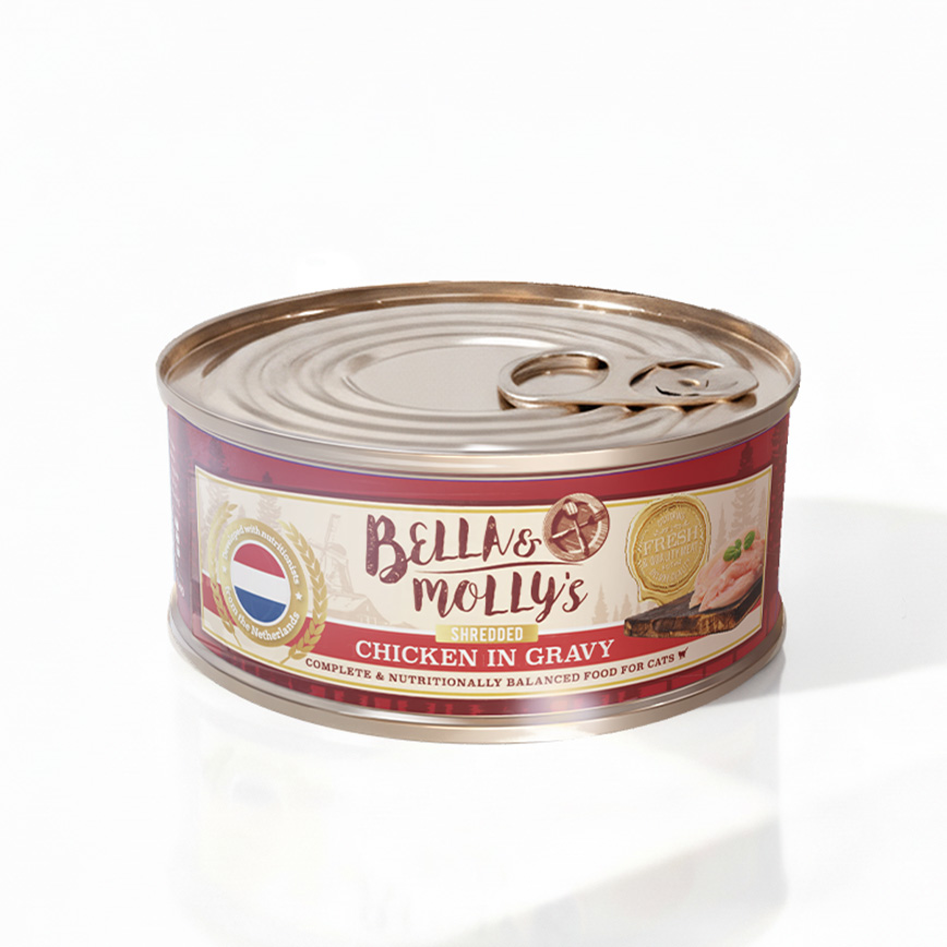 Bella&Molly's 低脂雞絲肉汁156g