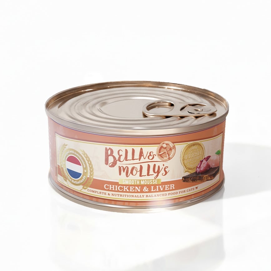 Bella&Molly's 雞肉雞肝慕絲156g
