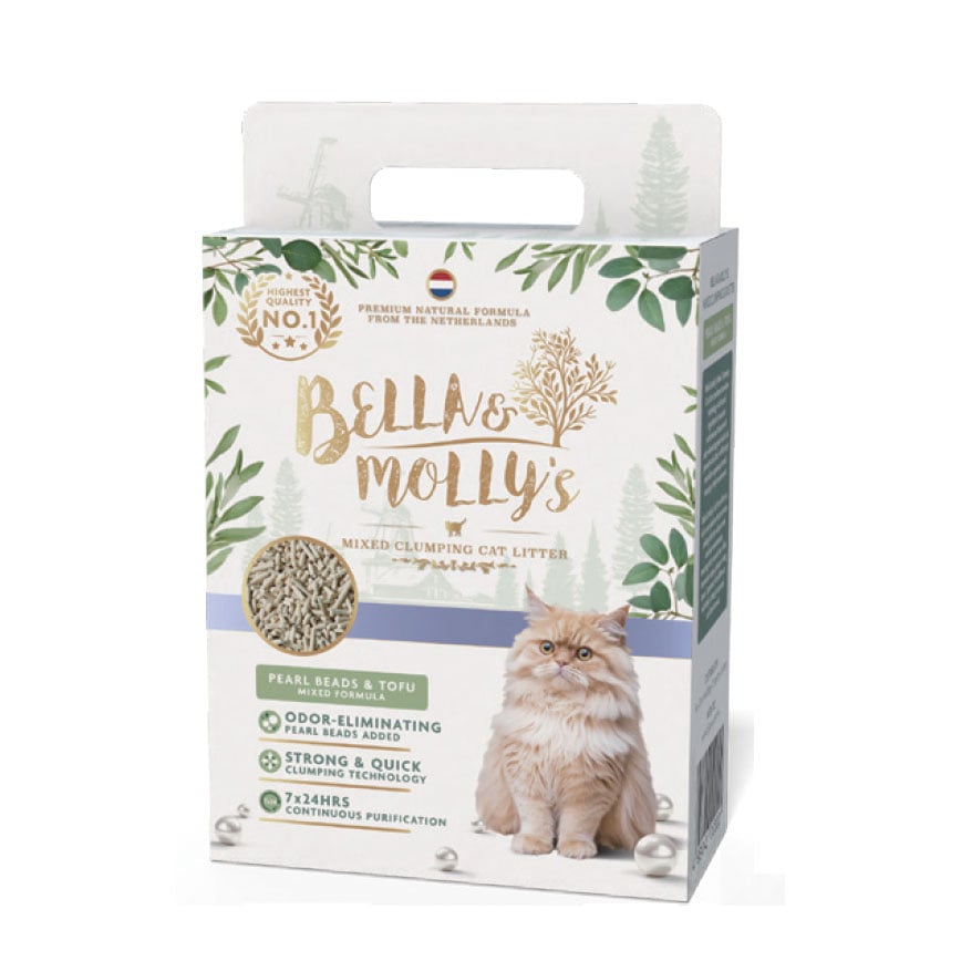 Bella & Molly's 天然木薯混合 豆腐貓砂 原味 6L