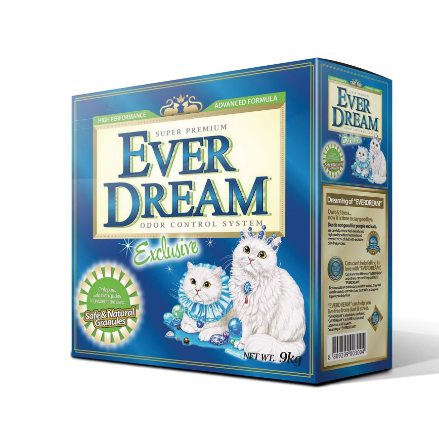 EVERDREAM 美國 藍夢貓砂 極速凝結 礦物貓砂 強效抗菌 綠色 19.8lbs (9kg) - 試用優惠