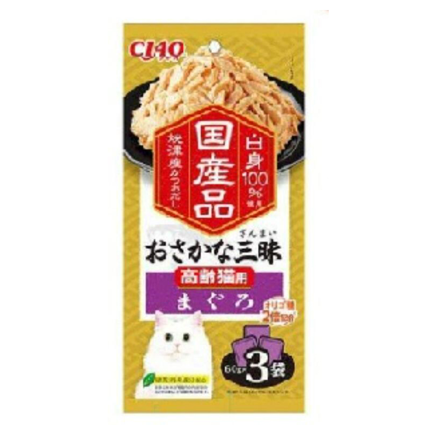 CIAO 貓濕糧 新產品 60g×3 (IC-418) 圖 1