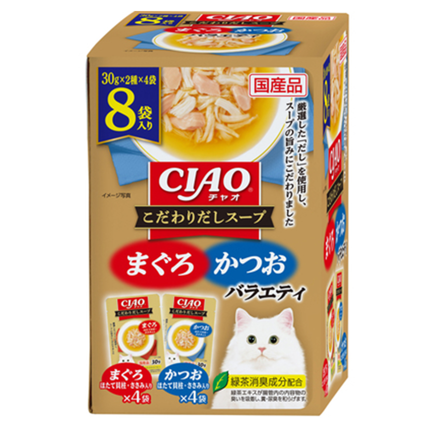 CIAO 貓濕糧 新產品 30g×8 (IC-516) 圖 1