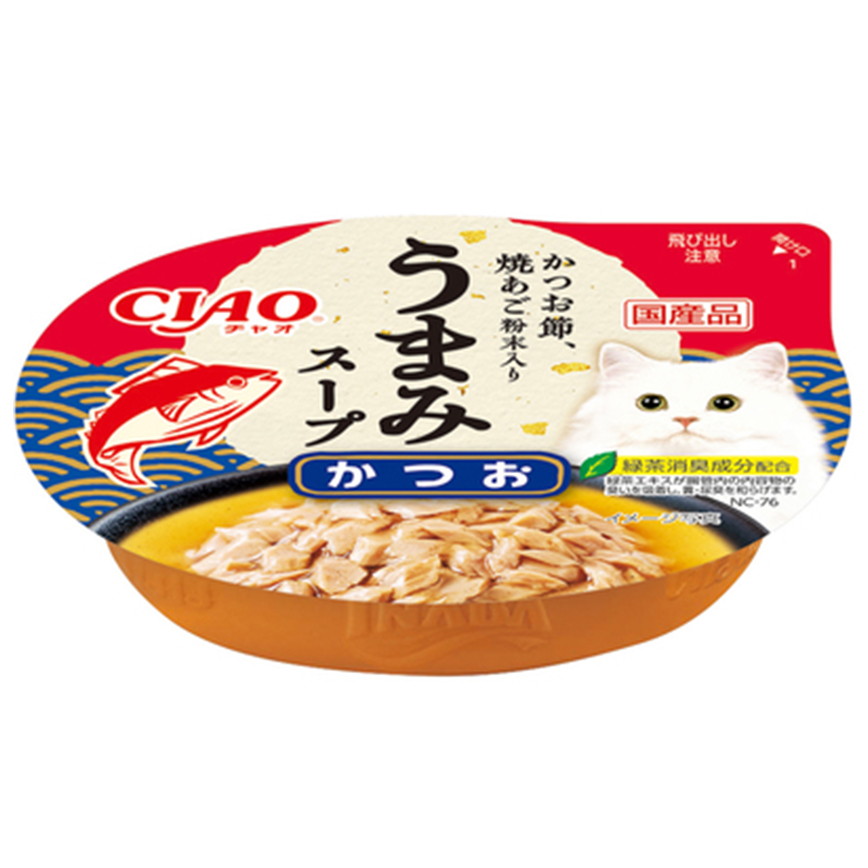 CIAO 貓濕糧 日本貓濕糧杯 新產品 60g (NC-76) 圖 1