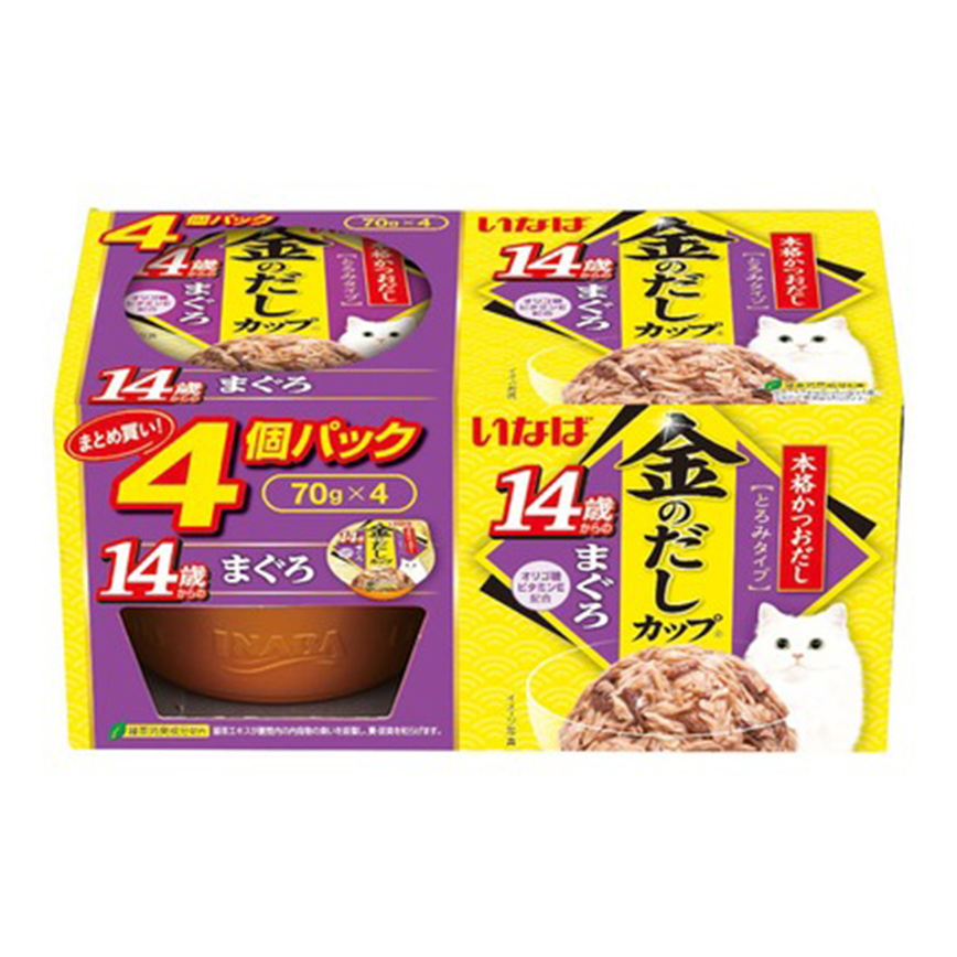 CIAO 貓濕糧 日本貓濕糧杯 新產品 70g×4個 (4IMC144) 圖 1