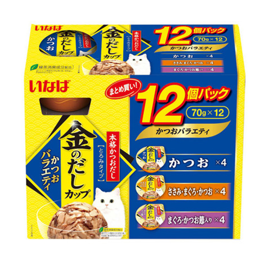 CIAO 貓濕糧 日本貓濕糧杯 新產品 70g×12個 (IMC-502) 圖 1