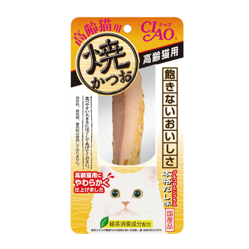 CIAO 貓零食 日本燒鰹魚條 新產品 25g (YK-24) 圖 1
