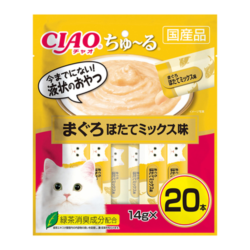 CIAO 貓肉泥 新產品 14g×20本 (SC-483) 圖 1