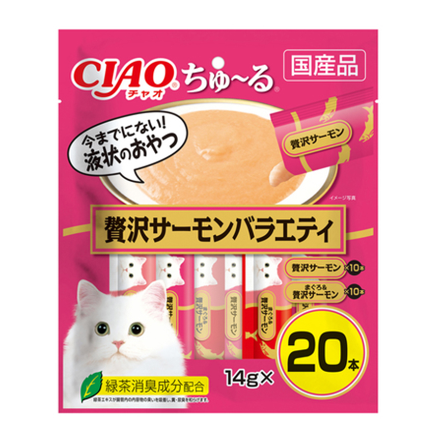 CIAO 貓肉泥 新產品 14g×20本 (SC-347) 圖 1