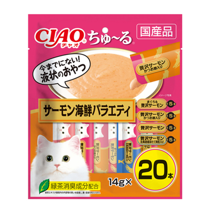 CIAO 貓肉泥 新產品 14g×20本 (SC-348) 圖 1