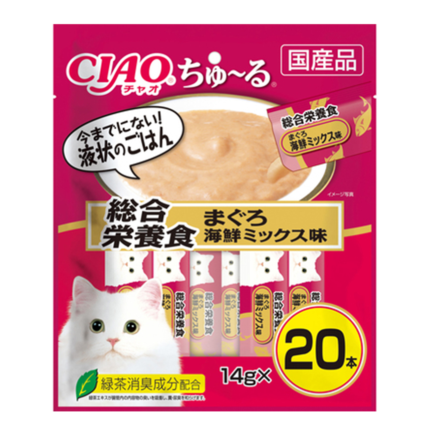 CIAO 貓肉泥 新產品 14g×20本 (SC-199) 圖 1
