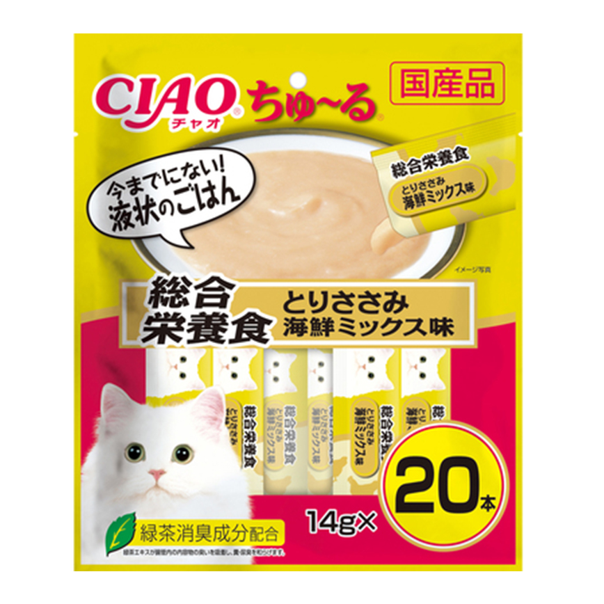 CIAO 貓肉泥 新產品 14g×20本 (SC-200) 圖 1