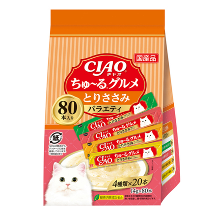 CIAO 貓零食 超奴PARTY MIX 新產品 14g×80本 (SC-452) 圖 1