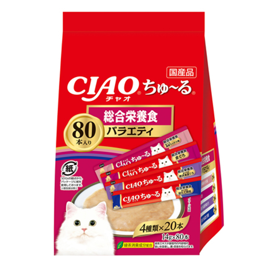 CIAO 貓零食 超奴PARTY MIX 新產品 14g×80本 (SC-454) 圖 1