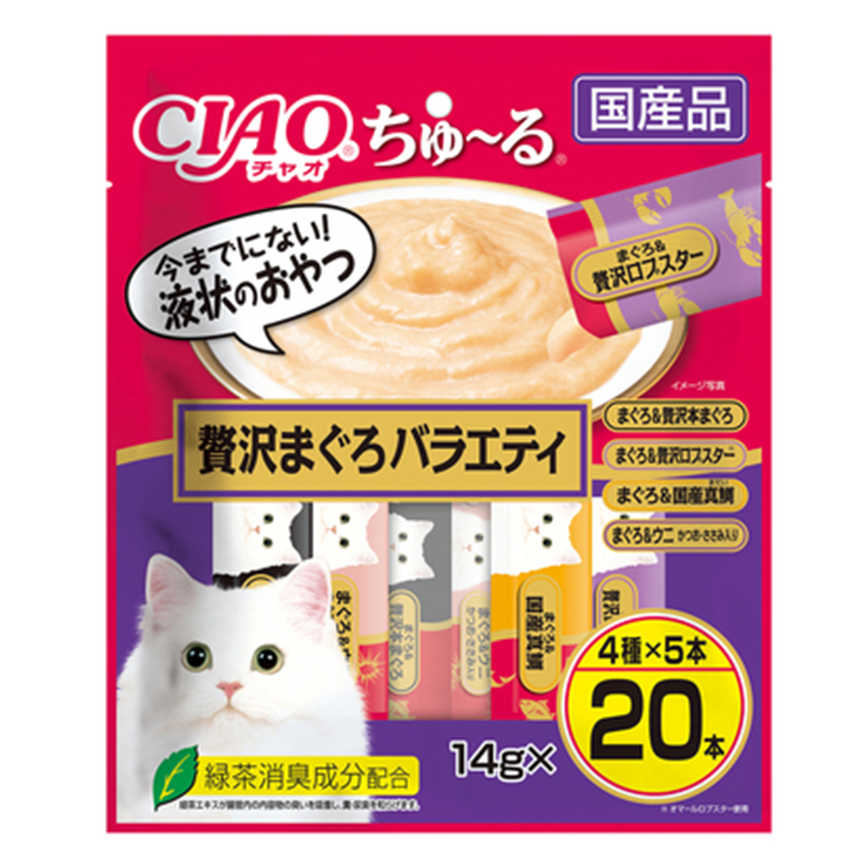 CIAO 貓肉泥 新產品 14g×20本 (SC-498) 圖 1