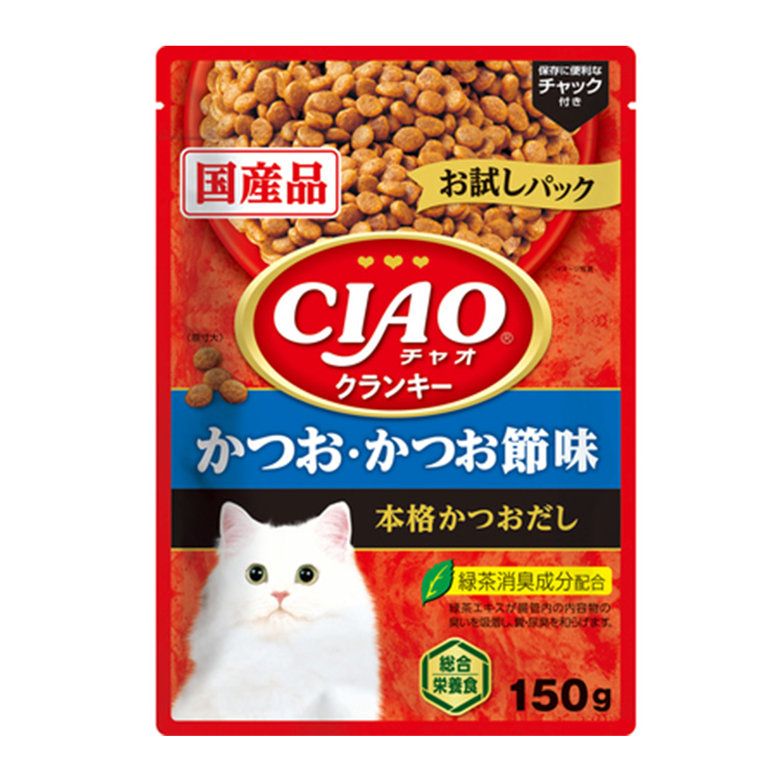 CIAO 貓糧 脆脆糧 新產品 150g (P-459) 圖 1