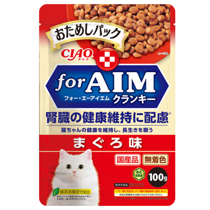 CIAO 貓糧 AIM夾心乾糧 新產品 100g (CA-54)