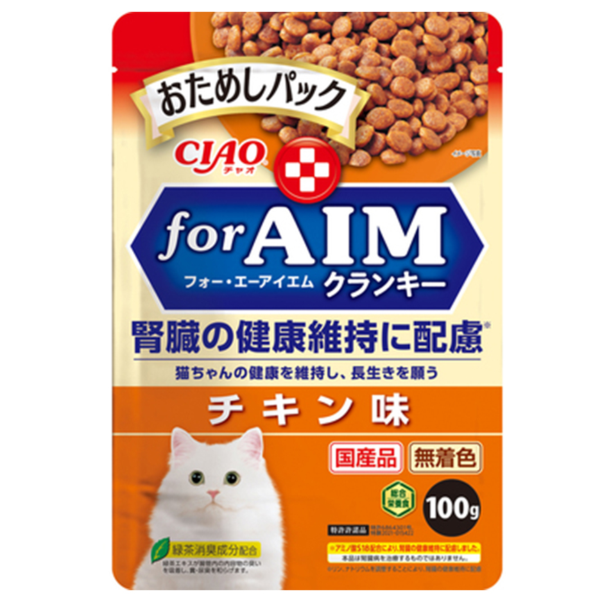 CIAO 貓糧 AIM夾心乾糧 新產品 100g (CA-55) 圖 1