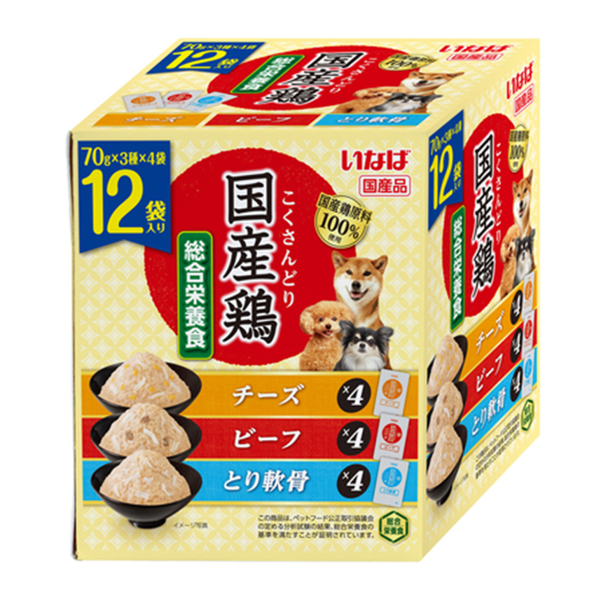 CIAO 狗肉泥 日本INABA 新產品 70g×12袋 (DRP-149) 圖 1