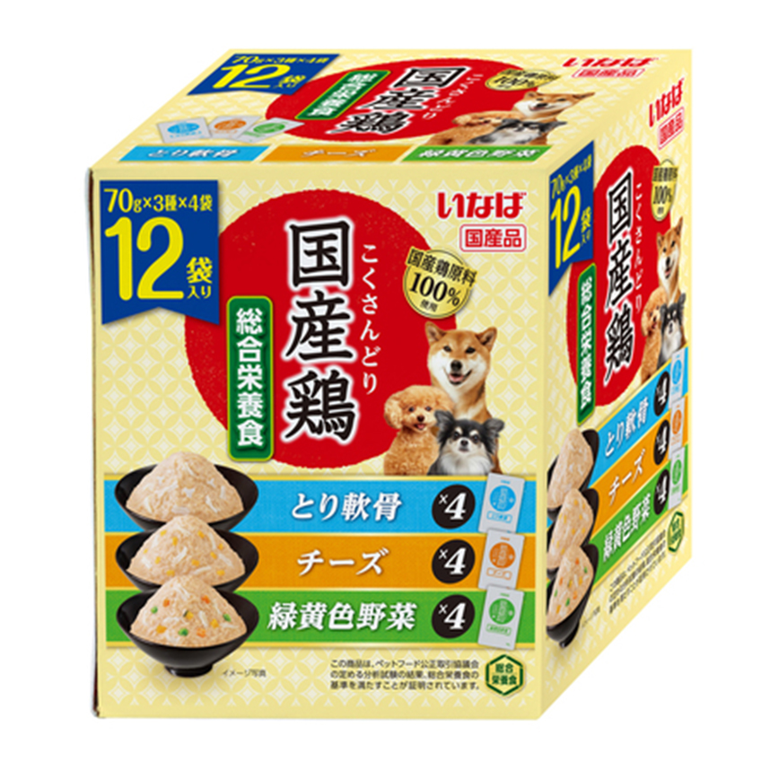 CIAO 狗肉泥 日本INABA 新產品 70g×12袋 (DRP-150) 圖 1