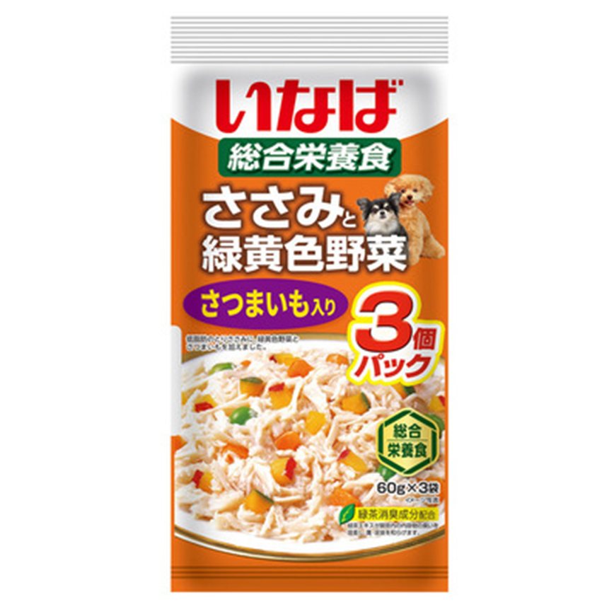 CIAO 狗零食 日本INABA 新產品 60g×3袋 (QDR-141) 圖 1