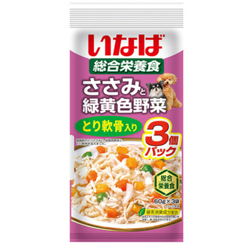 CIAO 狗零食 日本INABA 新產品 60g×3袋 (QDR-144) 圖 1