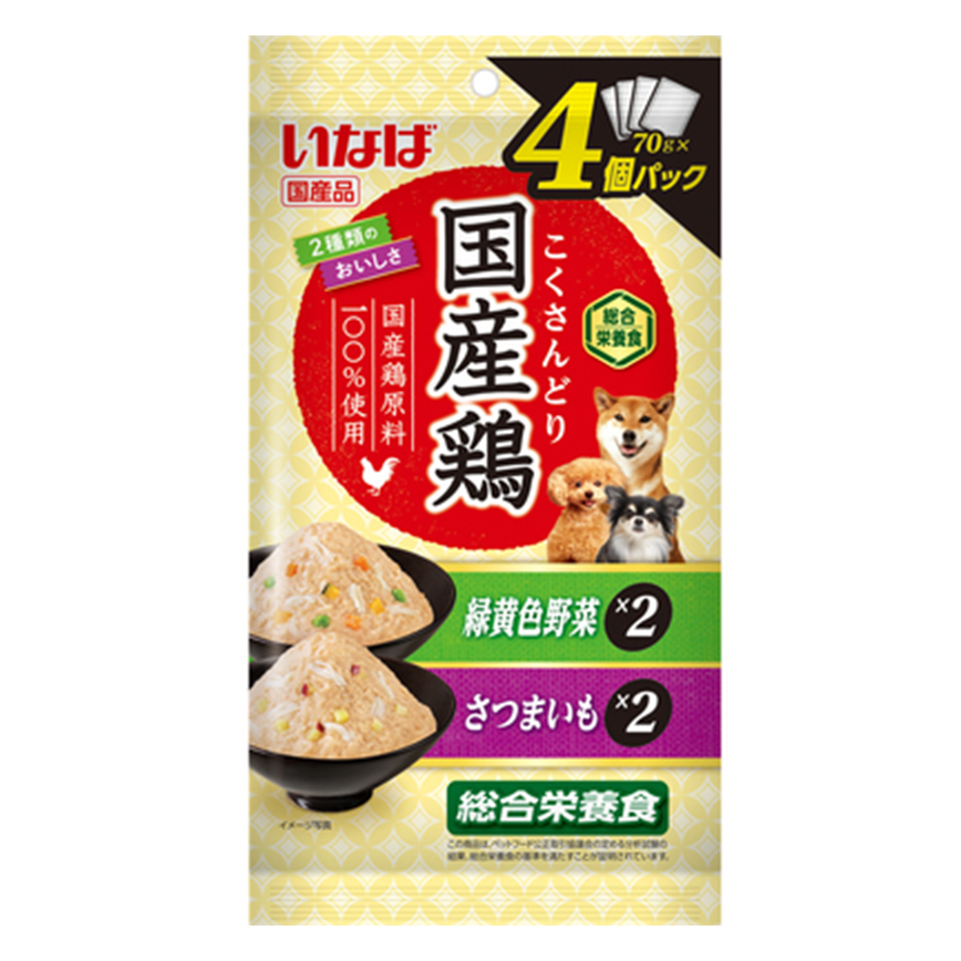 CIAO 狗肉泥 日本INABA 新產品 70g×4袋 (DRP-146) 圖 1