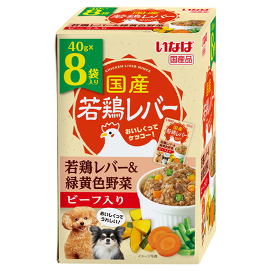 CIAO 狗零食 日本INABA 新產品 40g×8袋 (DRP-158) 圖 1