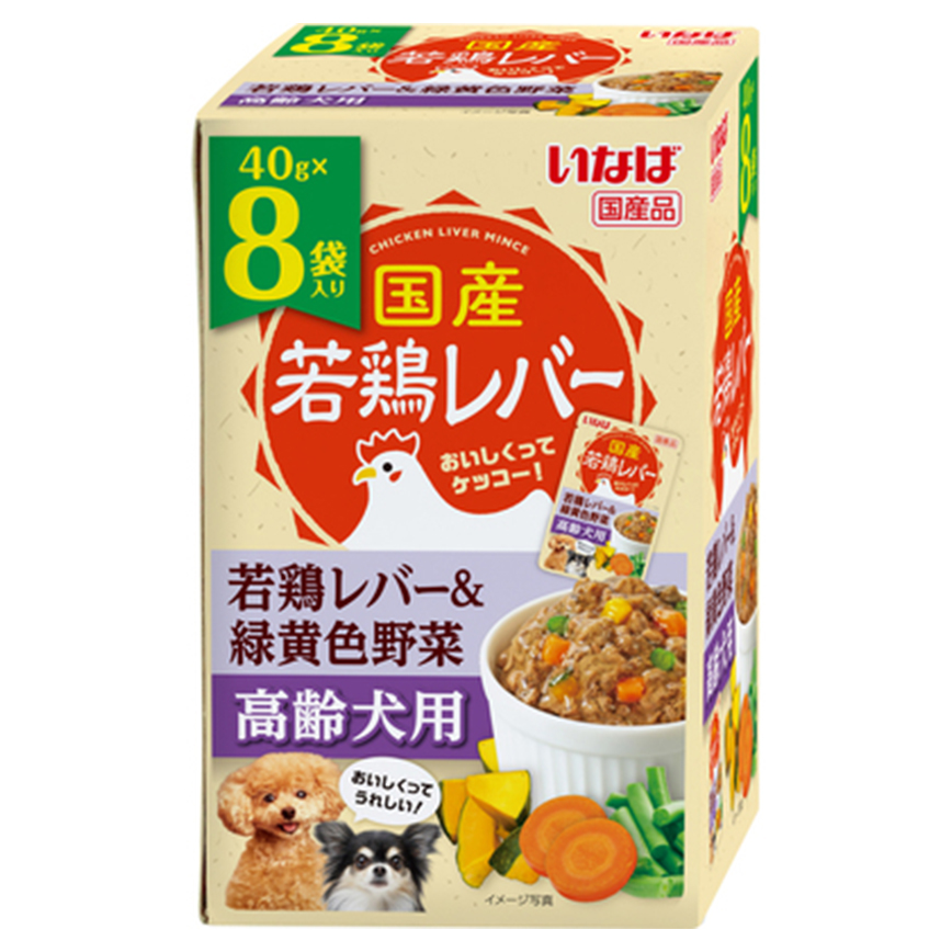 CIAO 狗零食 日本INABA 新產品 40g×8袋 (DRP-159) 圖 1