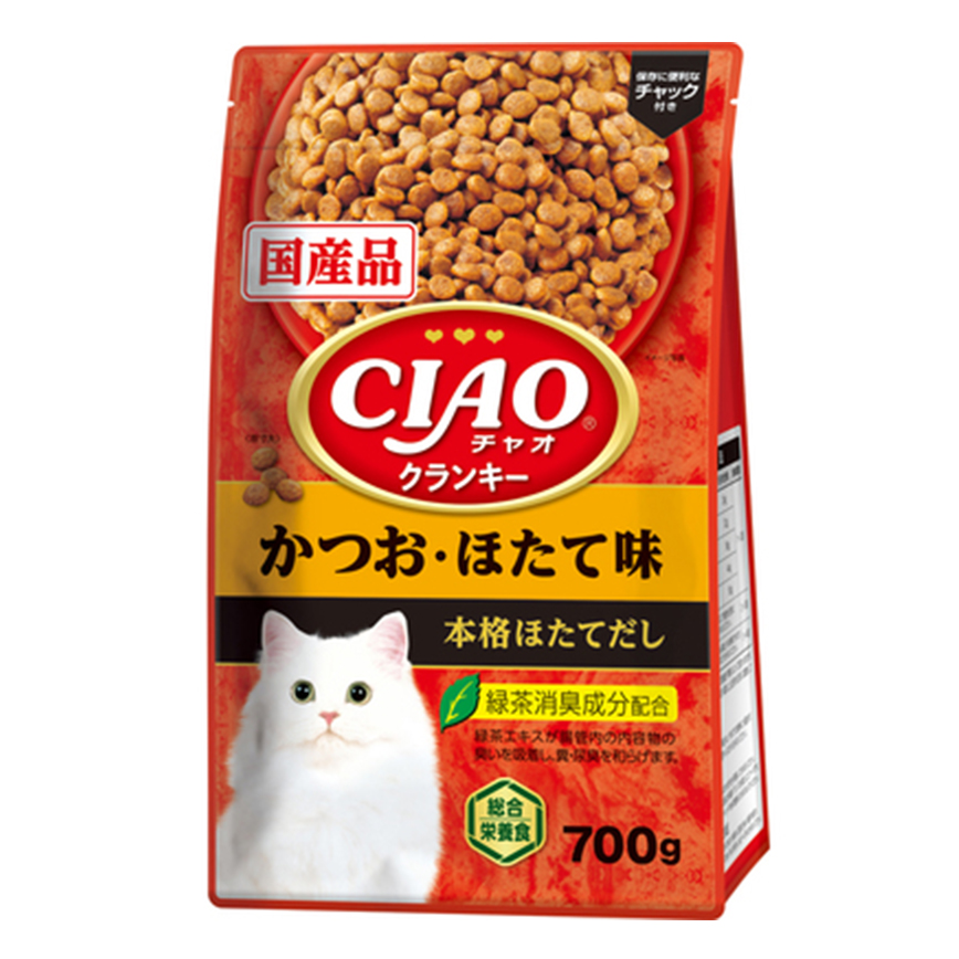 CIAO 貓糧 鰹魚及扇貝味 700g (P-452)