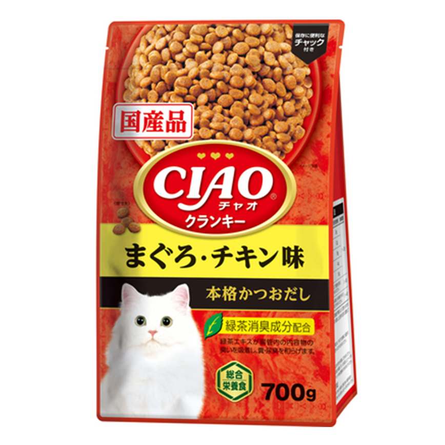 CIAO 貓糧 吞拿魚及雞肉味 700g (P-456)