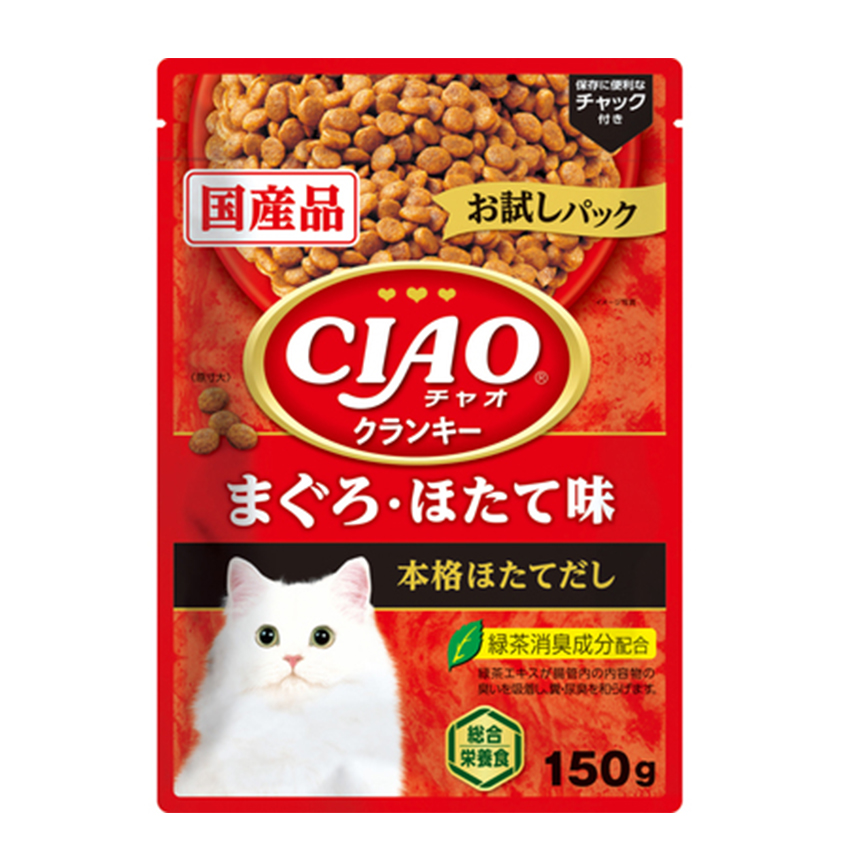 CIAO 貓糧 鰹魚及扇貝味 150g (P-457)