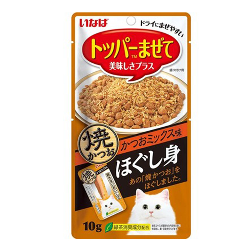 CIAO 貓零食 燒鰹系列 鰹魚混合味肉鬆 10g (QSC-163)