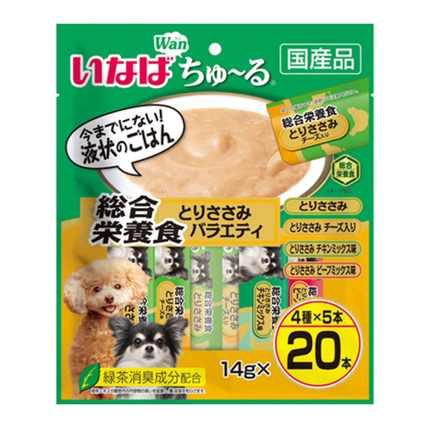 CIAO 狗肉泥 日本INABA 新產品 14g×20本 (DS-130) 圖 1