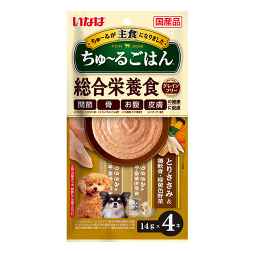 CIAO 狗肉泥 日本INABA 新產品 14g×4本 (DS-246) 圖 1