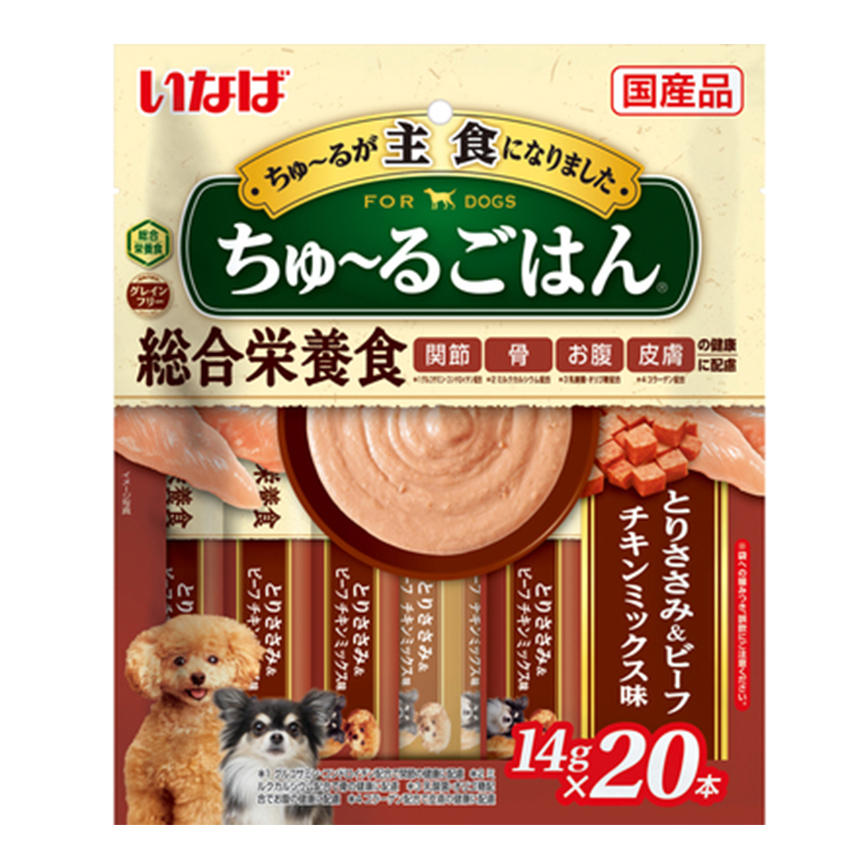 CIAO 狗肉泥 日本INABA 新產品 14g×20本 (DS-252) 圖 1
