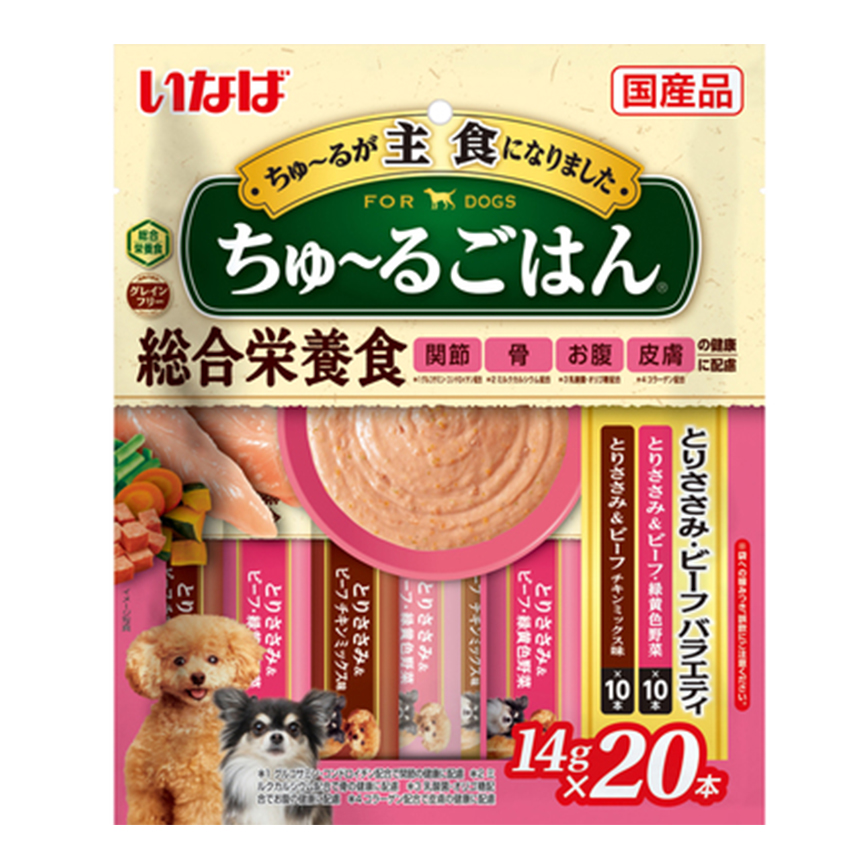 CIAO 狗肉泥 日本INABA 新產品 14g×20本 (DS-254) 圖 1