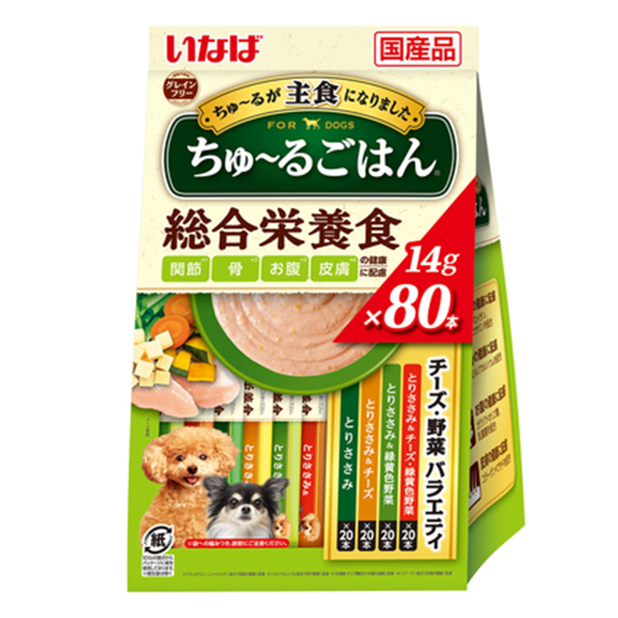 CIAO 狗肉泥 日本INABA 新產品 14g×80本 (DS-176) 圖 1